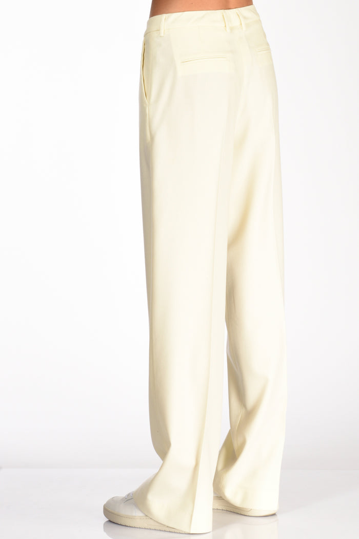Pt Torino Pantalone Flanella Bianco Donna - 6