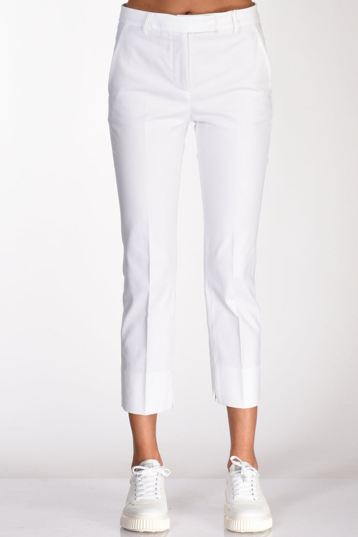 Incotex Slowear Pantalone Spaccco Bianco Donna - 3