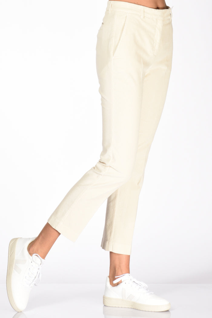 Incotex Slowear Pantalone Kimama Bianco Naturale Donna - 1
