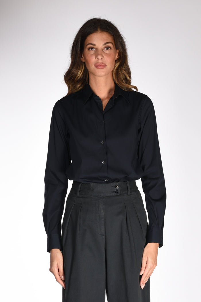 Aspesi Camicia Colletto Blu Donna