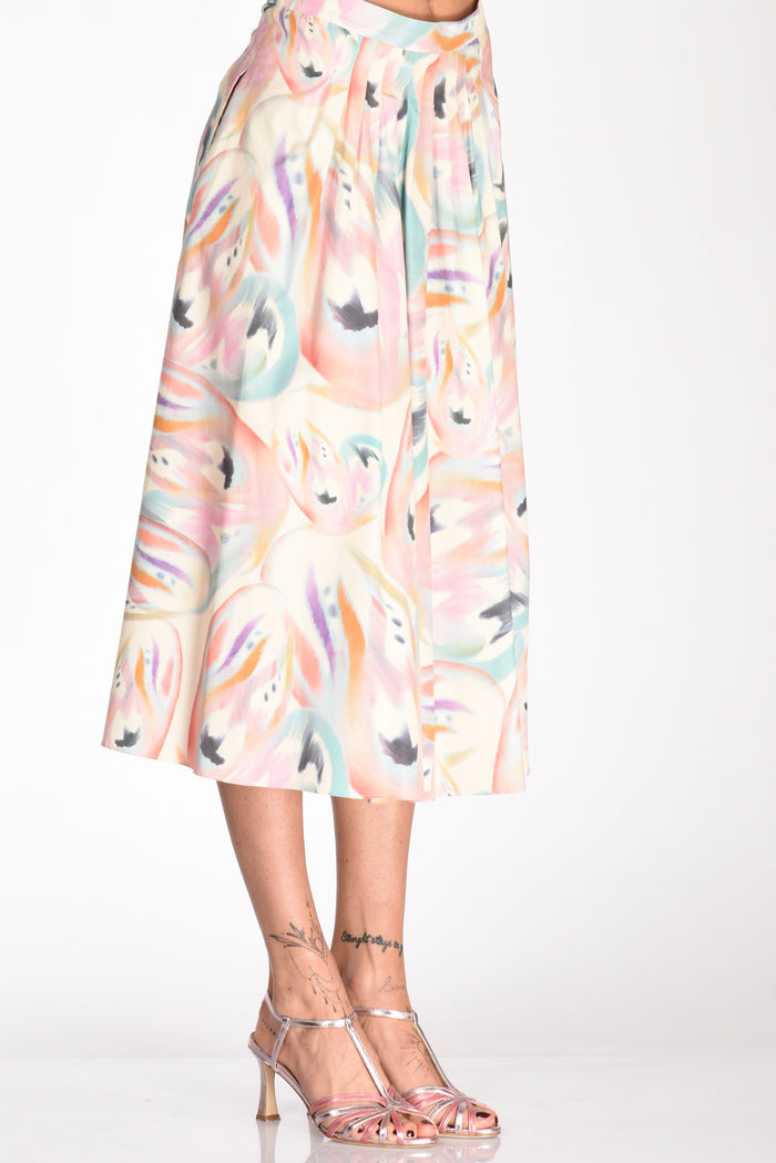 Etro Gonna Lucy Rosa/bianco/multicolor Donna - 5