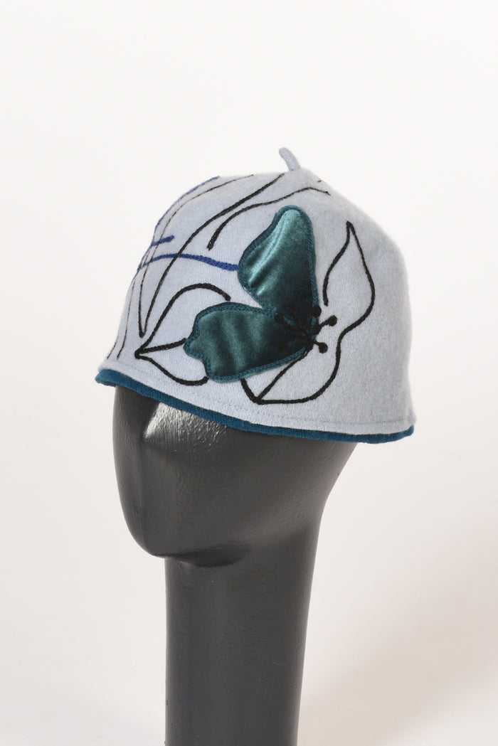 Le Chapeau Cappello Decorato Azzurro/multicolor Donna - 1