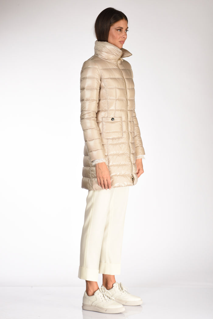 Herno Piumino Con Tasche Beige Donna - 3