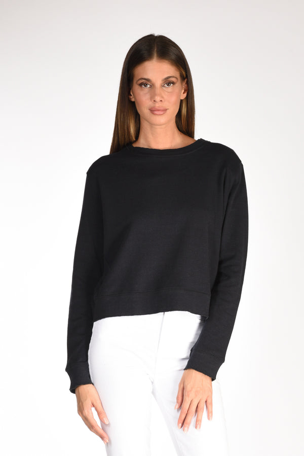 Majestic Filatures Paris Maglia Girocollo Blu Donna