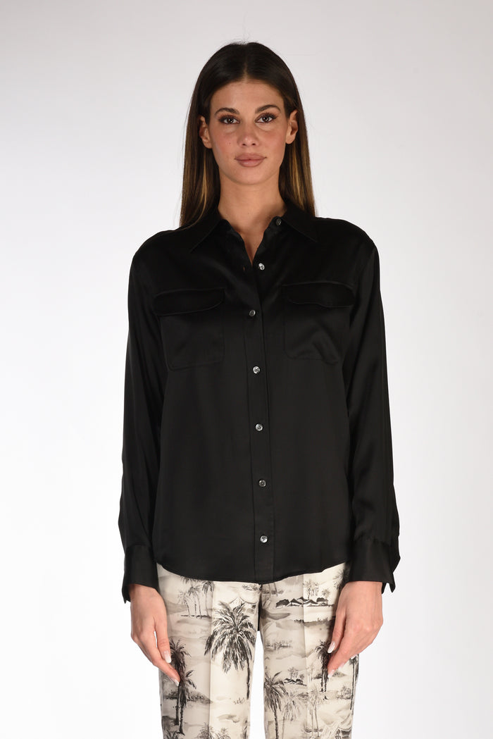 Equipment Camicia Tasche Nero Donna - 2