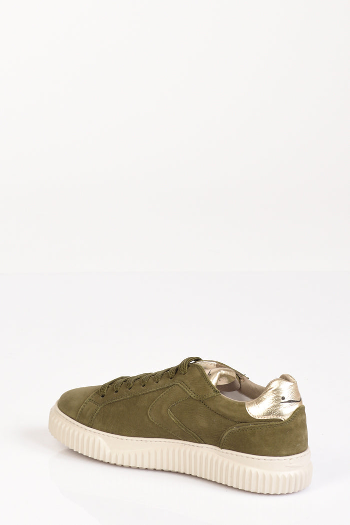 Voile Blanche Sneakers Nubuk Verde Donna - 5