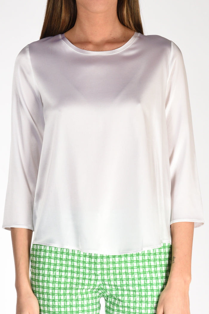 Shirt C Zero Tshirt Seta Bianco Donna - 3