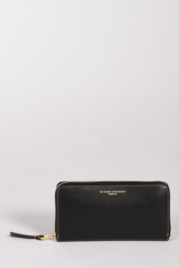 Gianni Chiarini Portafoglio Zip Nero Donna-2
