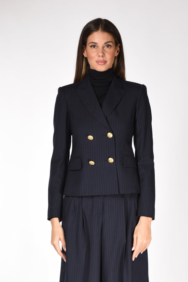 Pt Torino Blazer Crossbreed Blu Donna-2