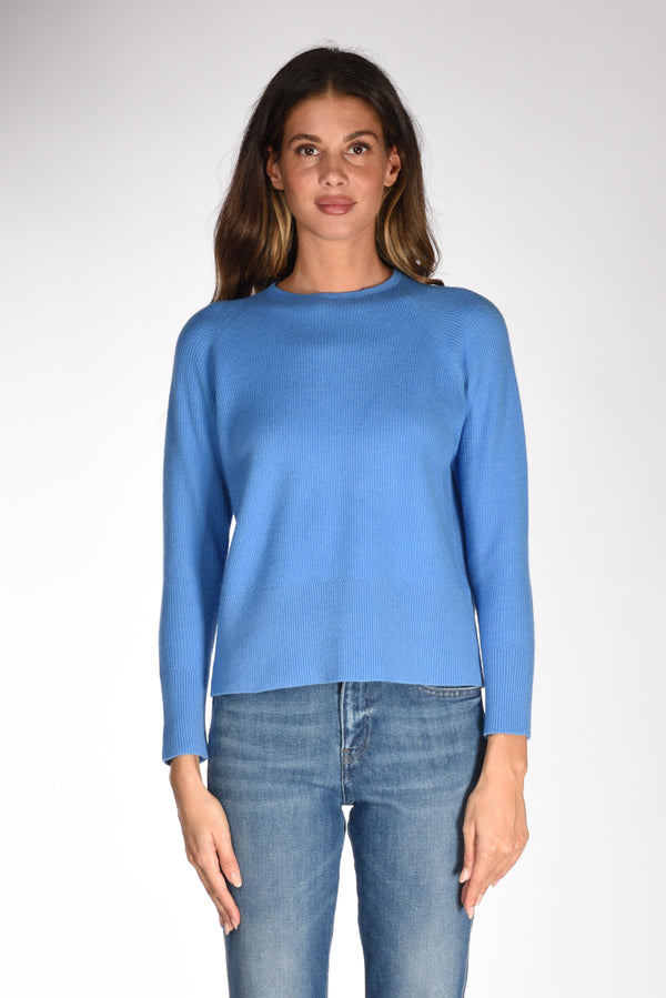 Anne Claire Maglia Girocollo Azzurro Scuro Donna-2