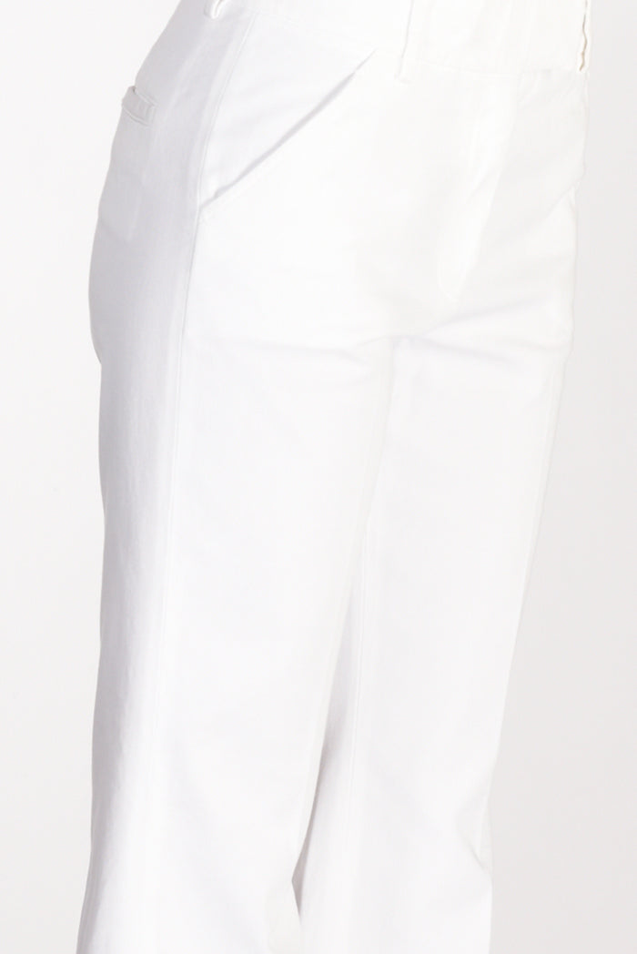 True Royal Pantalone Bianco Donna - 5