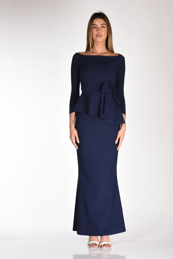 Chiara Boni La Petite Robe Long Blue Dress Woman-2