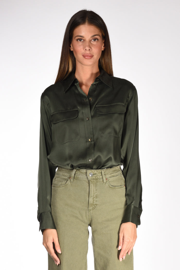 Equipment Camicia Verde Donna - 2