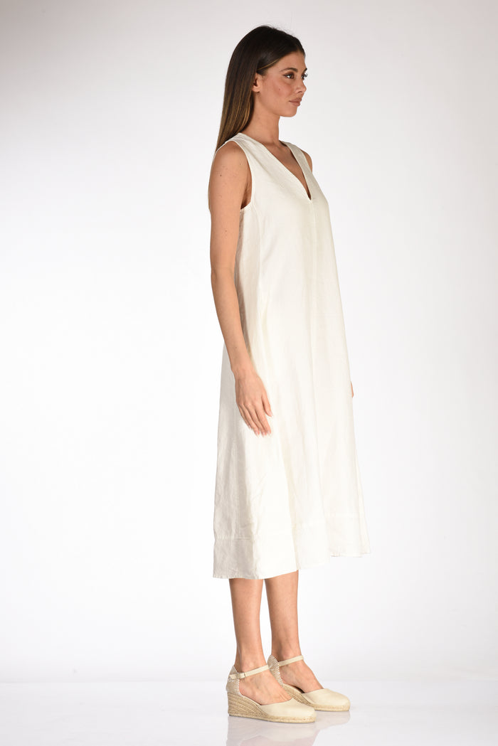 Aspesi Natural White Flared Dress for Women - 4
