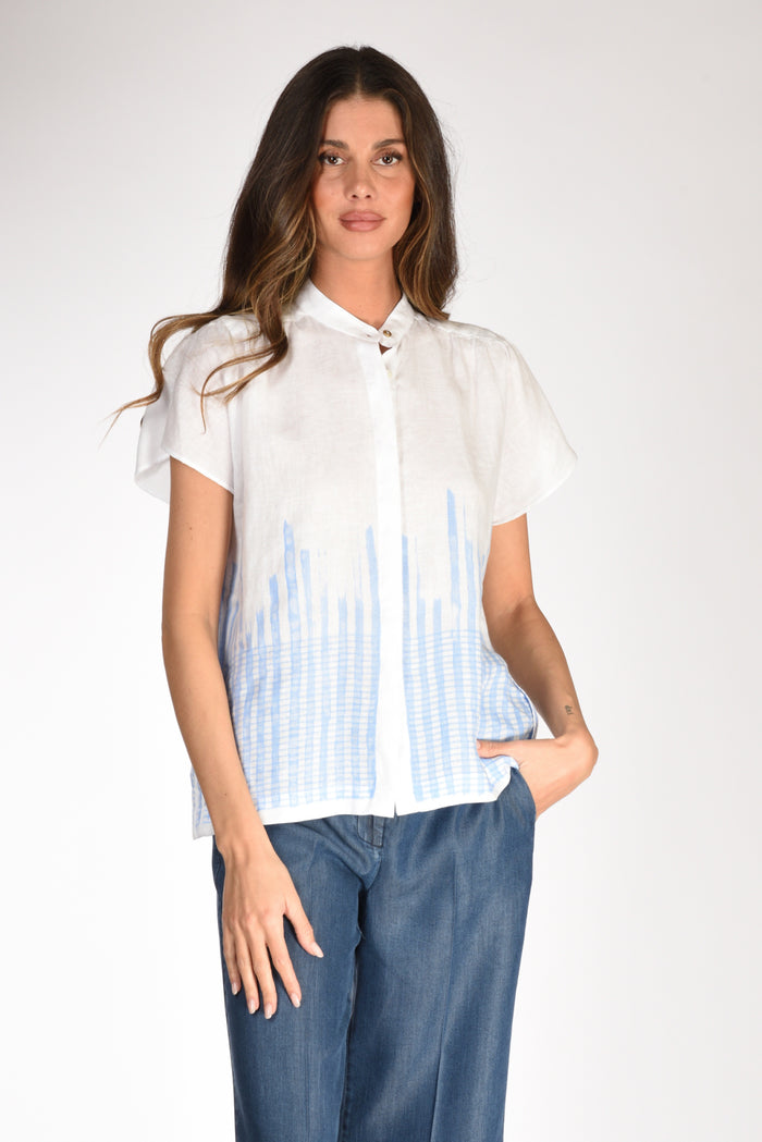 Trame Auree Camicia Bianco/azzurro Donna - 1
