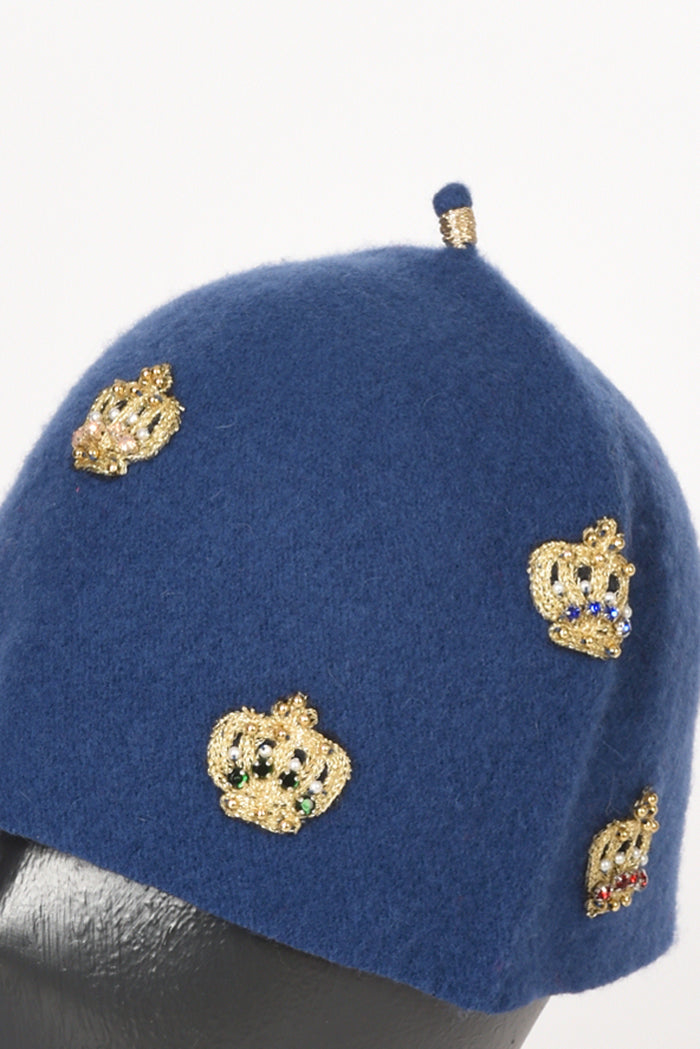 Le Chapeau Cappello Decorato Bluette Donna - 2