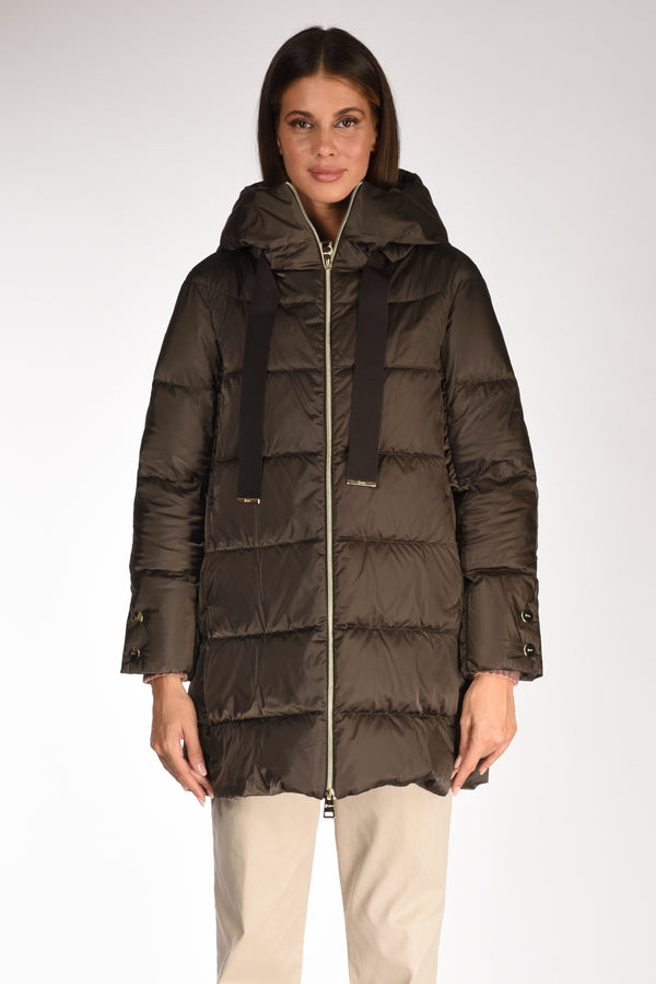Herno Piumino A-shape Marrone Scuro Donna-2