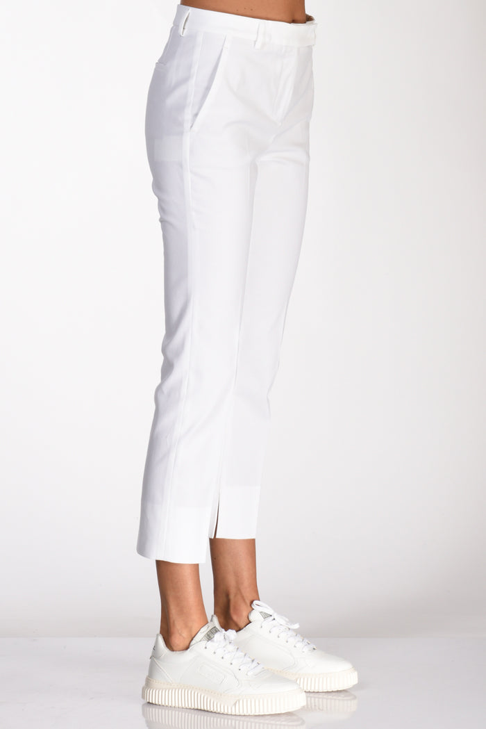 Incotex Slowear Pantalone Spaccco Bianco Donna - 4