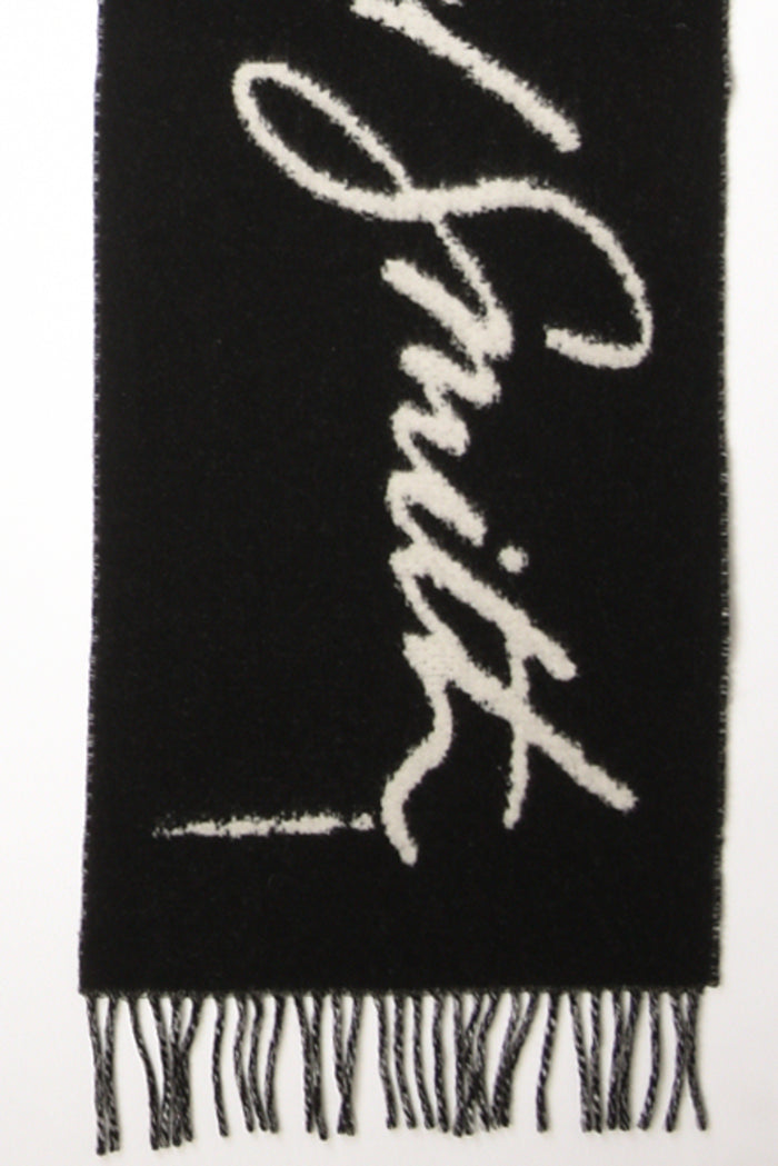 Paul Smith Sciarpa Logo Nero/bianco Donna - 3