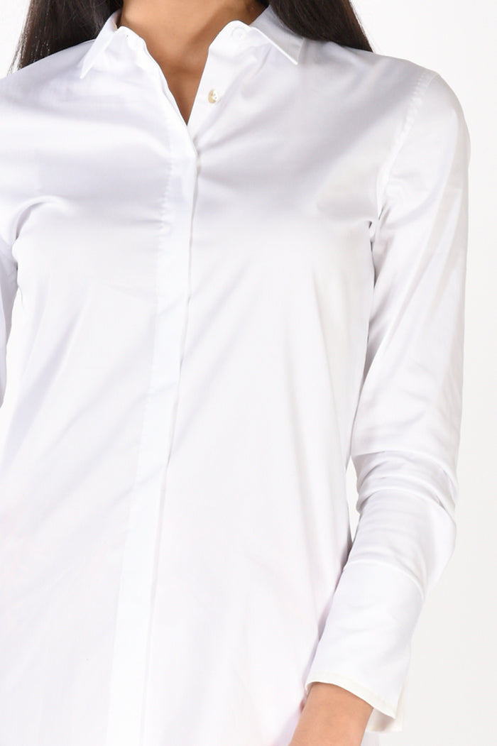 Sarte Pettegole Camicia Colletto Bianco Donna - 3