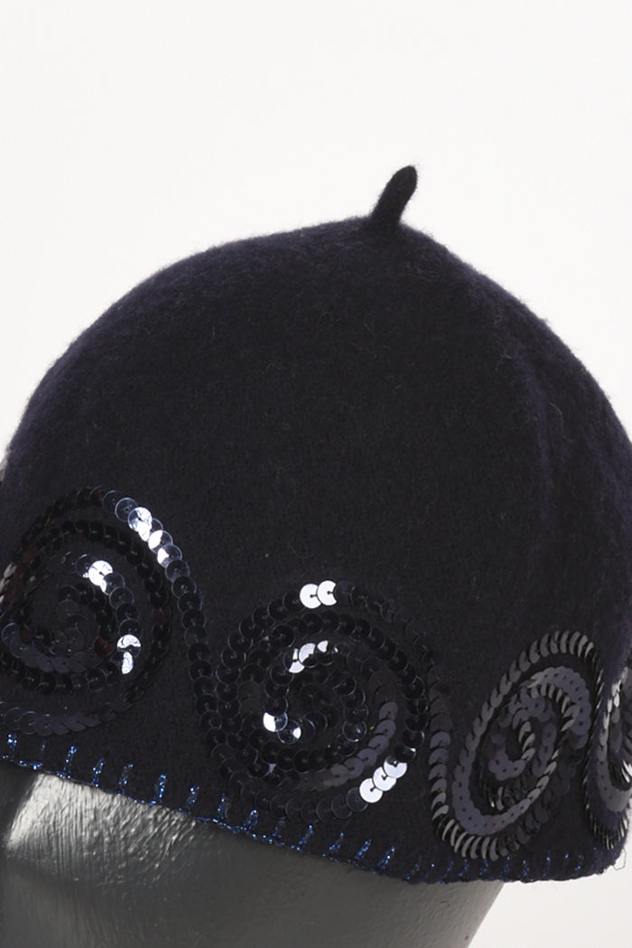 Le Chapeau Cappello Decorato Blu Donna - 2