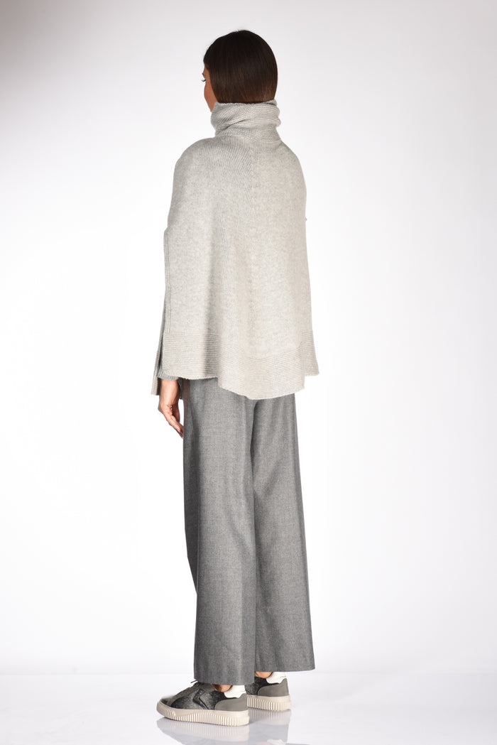 Five Special Project Cappa Cachemire Grigio Donna - 5