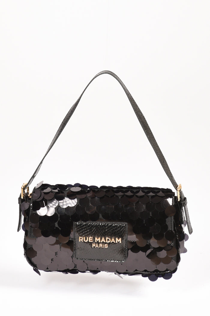Rue Madam Paris Borsa Paiette Nero Donna - 1