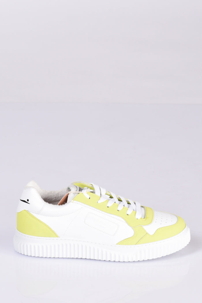 Voile Blanche Sneakers Bianco/giallo Donna