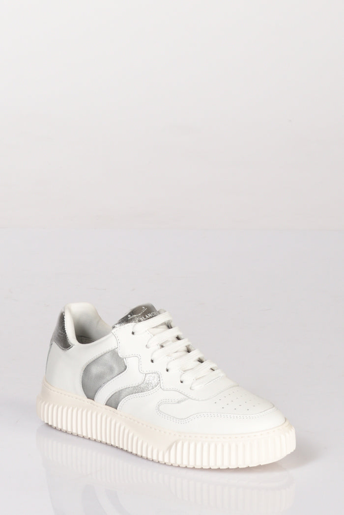 Voile Blanche Sneakers Bianco/argento Donna - 3