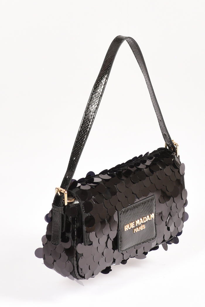 Rue Madam Paris Borsa Paiette Nero Donna - 3
