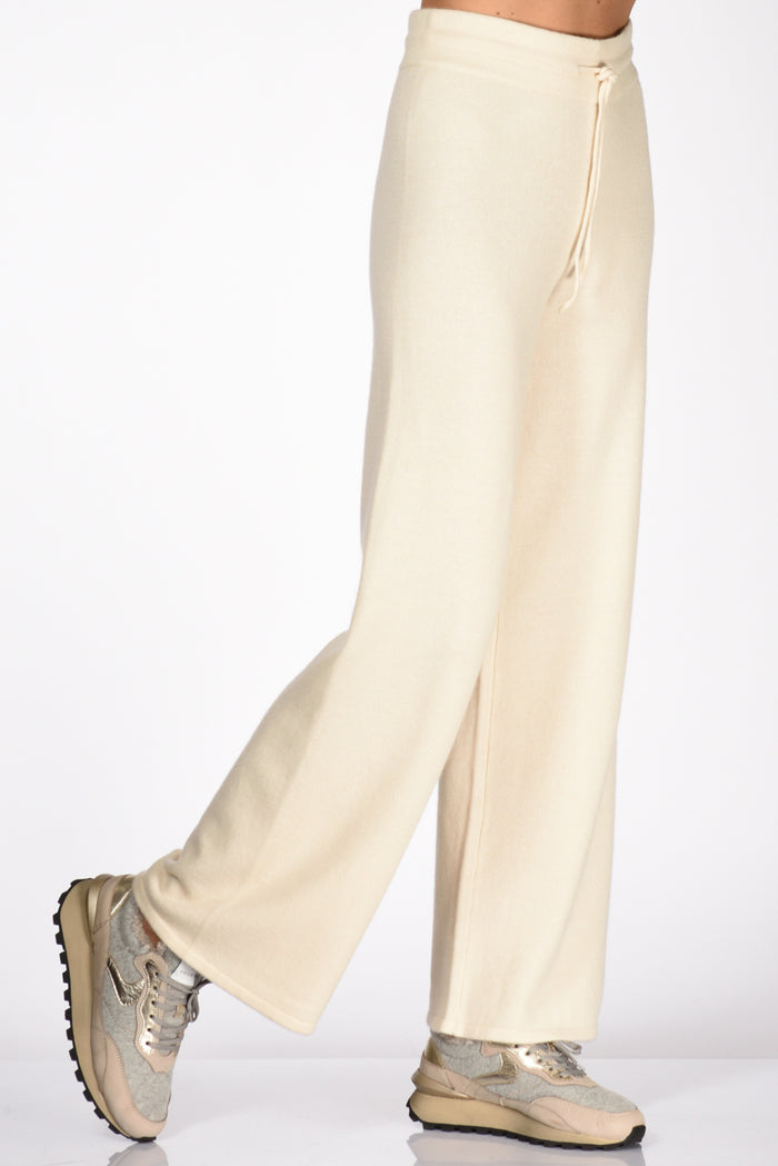 Mc2 Saint Barth Pantalone Maglia Bianco Naturale Donna - 1