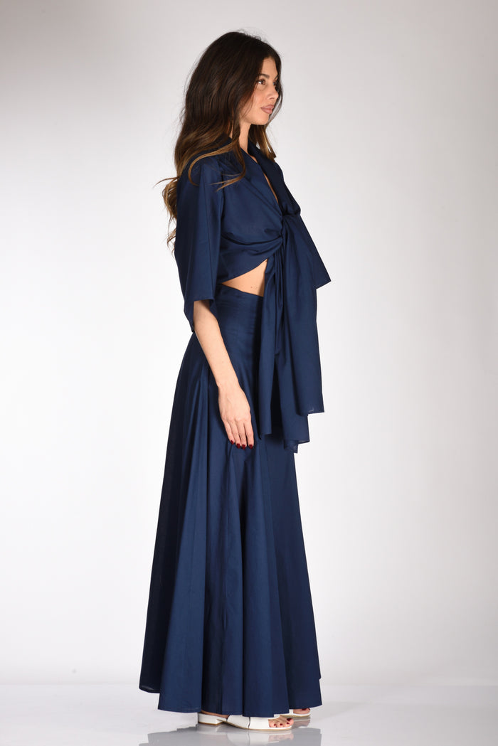 Lavi Couture Camicia Malachite Blu Donna - 4