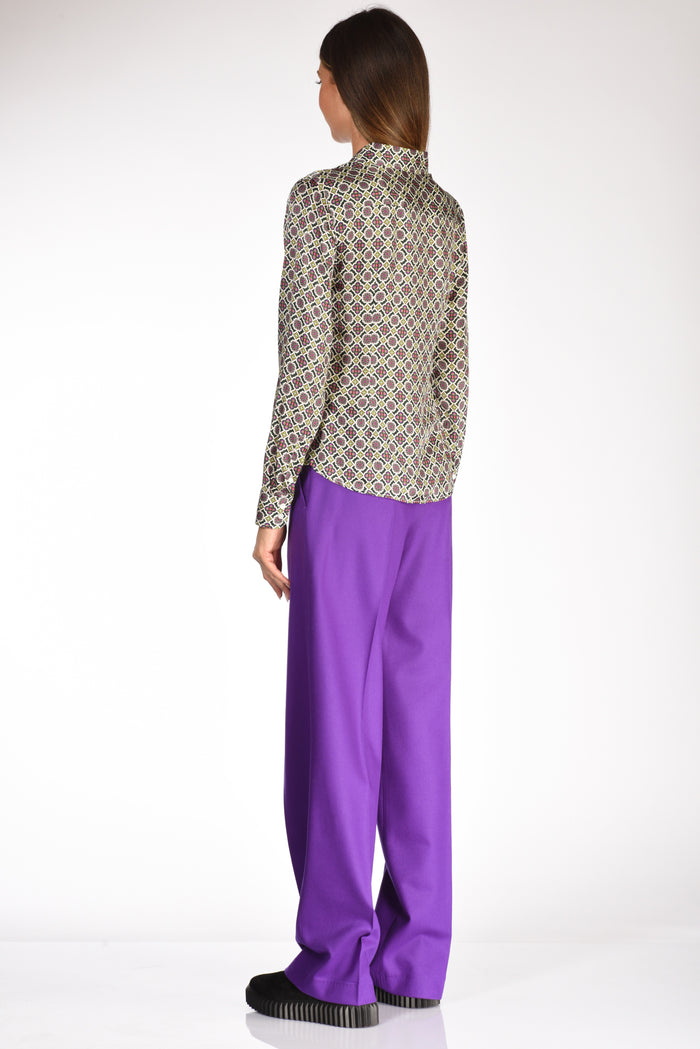 Robert Friedman Camicia Stampata Verde/multicolor Donna - 5