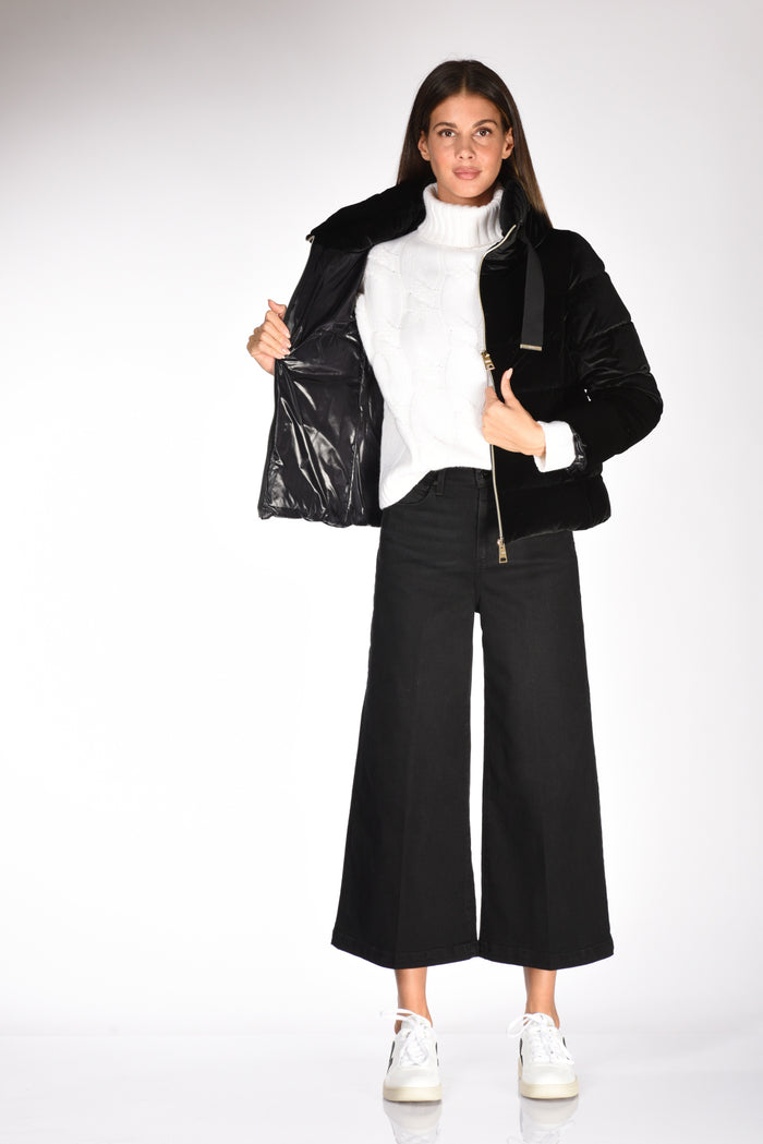 Herno Cappa Velvet Nero Donna - 6