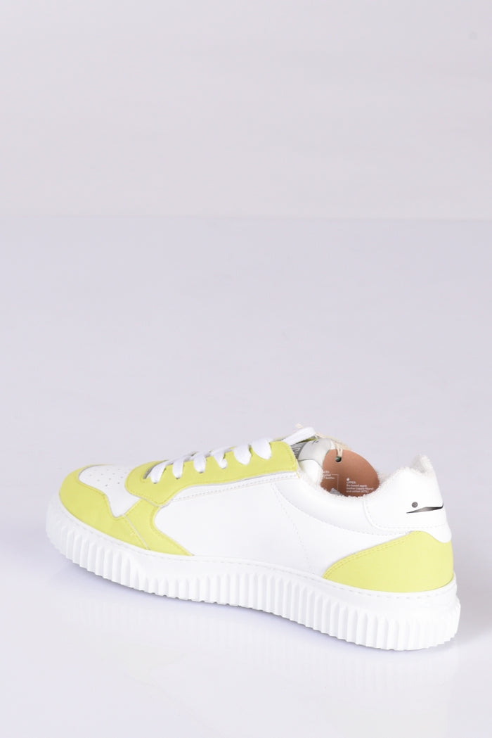 Voile Blanche Sneakers Bianco/giallo Donna - 5