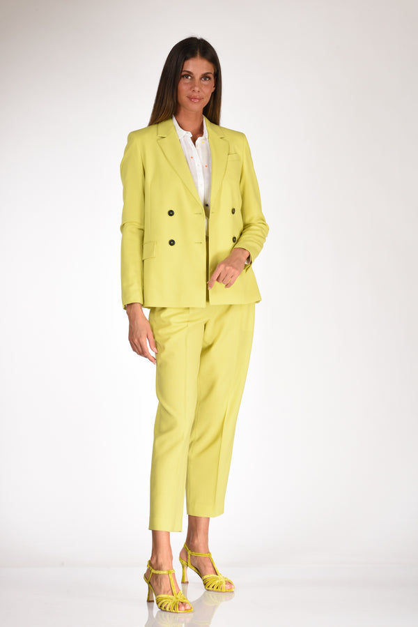 Ps Paul Smith Yellow Double Breasted Blazer for Women
