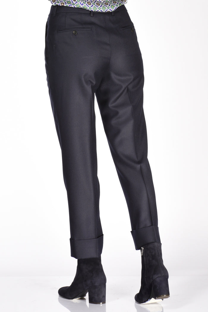 Incotex Slowear Pantalone Nevet Blu Donna - 6