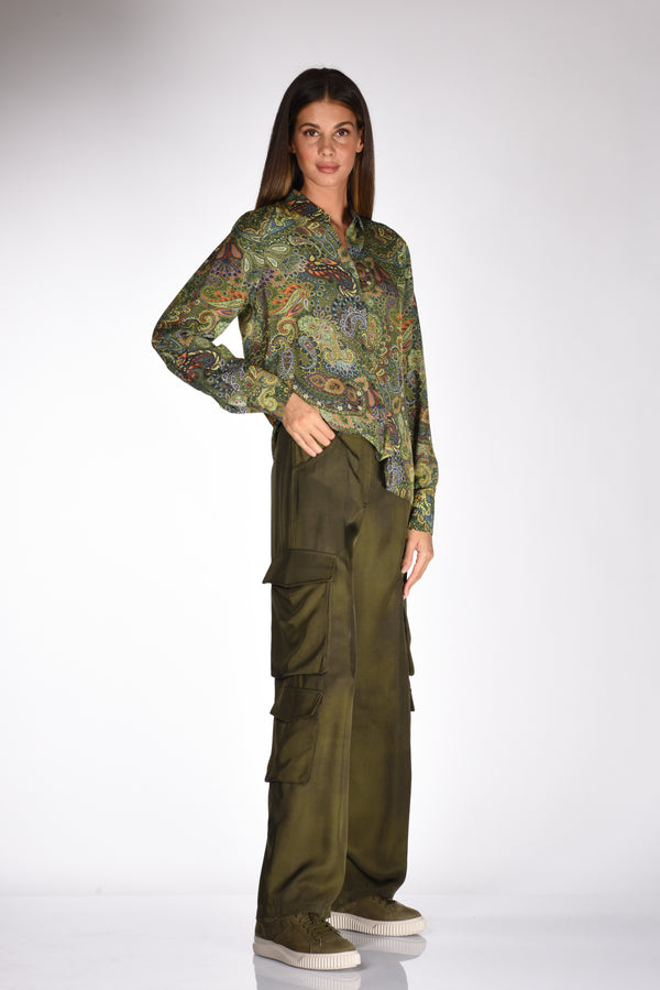 True Royal Pantalone Kendall Verde Donna-2