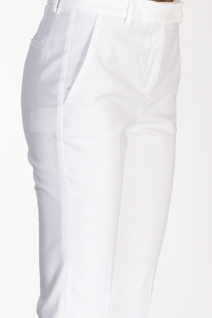 Incotex Slowear Women's White Spaccco Pants - 5