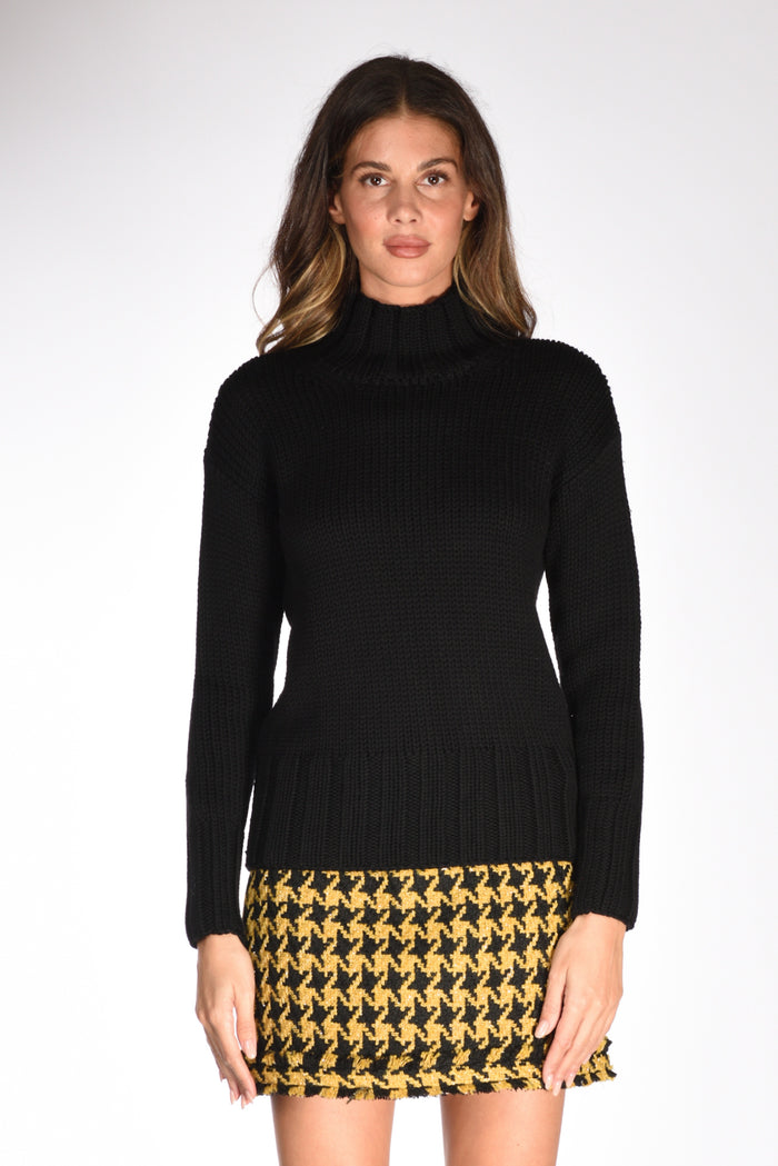 Zanone Slowear Maglia Lupetto Nero Donna