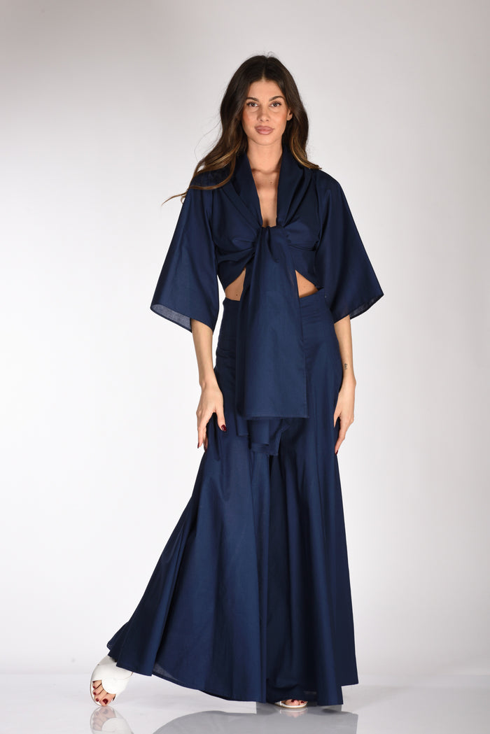 Lavi Couture Camicia Malachite Blu Donna - 1