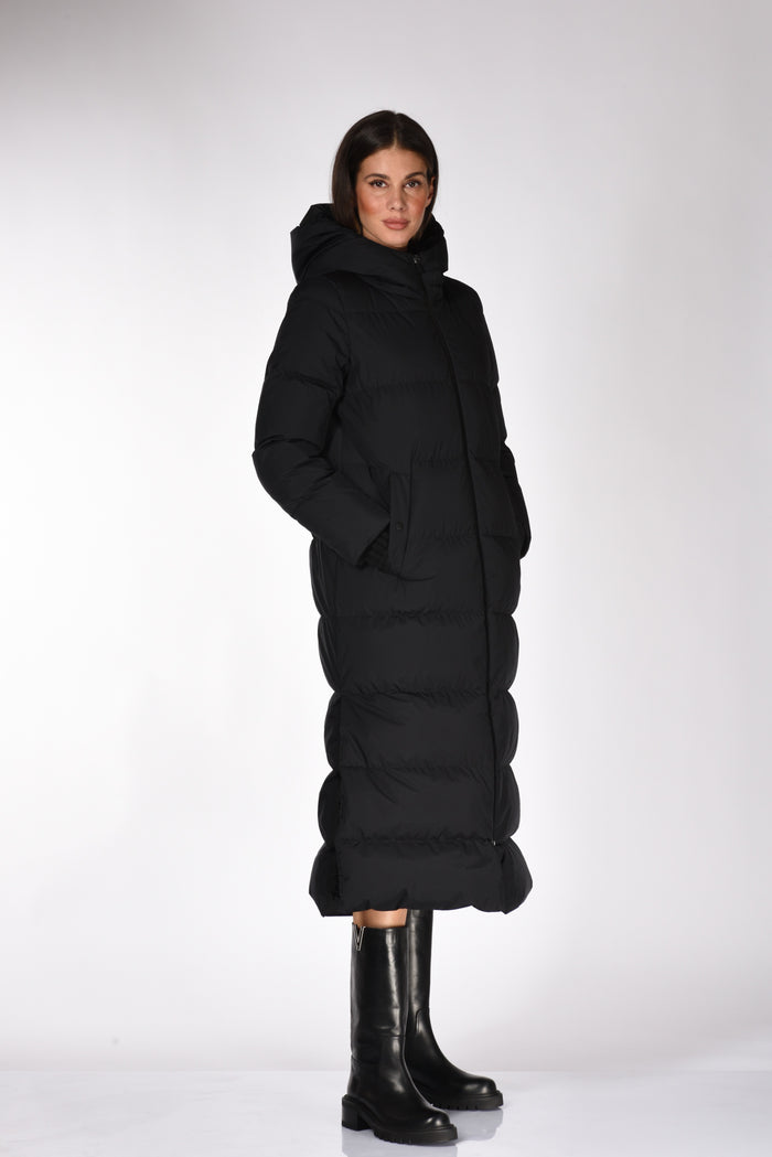 Herno Parka Lungo Nero Donna - 1