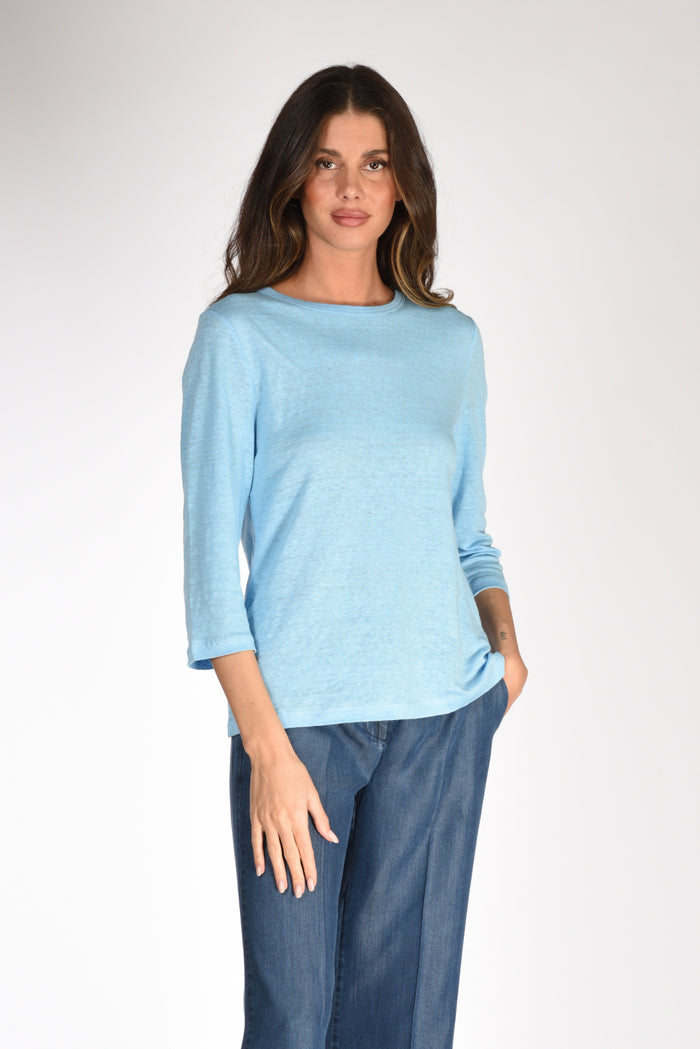 Allude Tshirt Azzurro Donna - 1