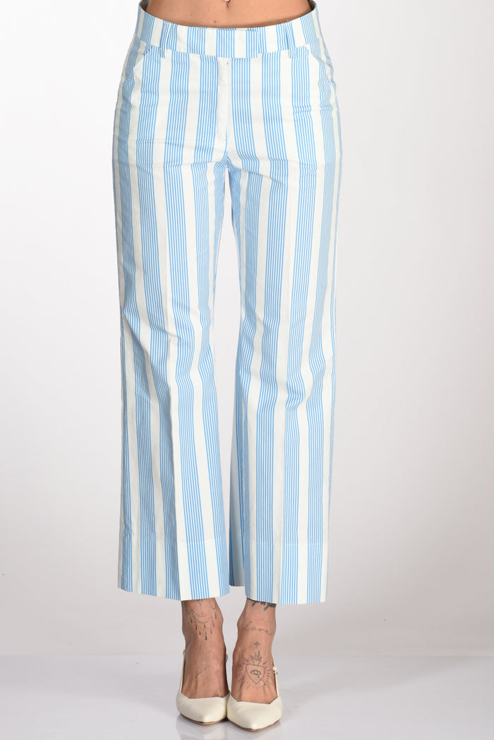 True Royal Pantalone Riviera Azzurro/bianco Donna - 5