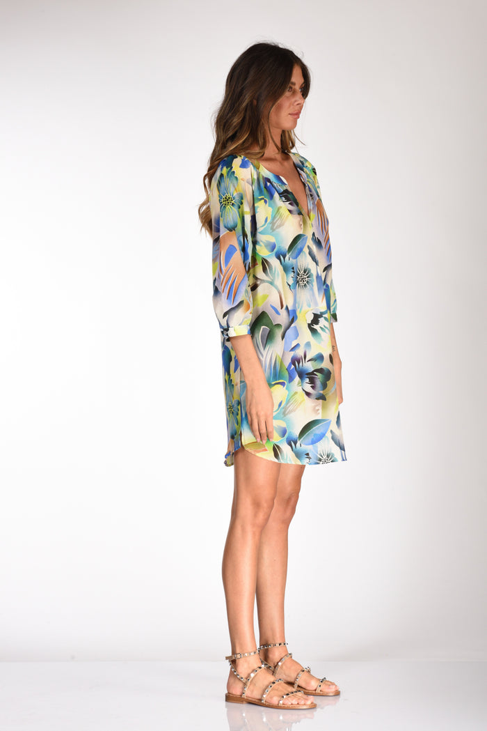 Paul Smith Cover-up Dress Azure/multicolor Woman - 4