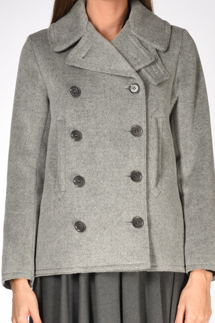 Aspesi Caban Grigio Donna - 3