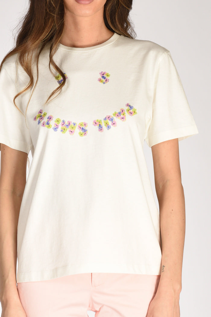 P.s. Paul Smith Tshirt Stampa Bianco/multicolor Donna - 3