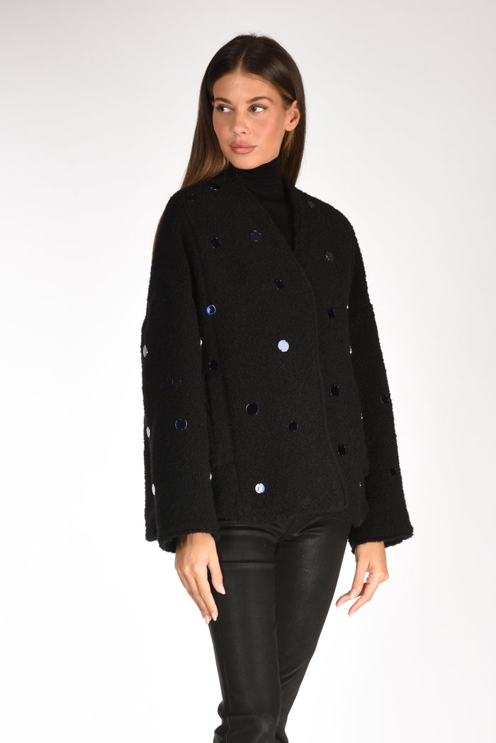 Forte Forte Giacca Paiette Nero Donna