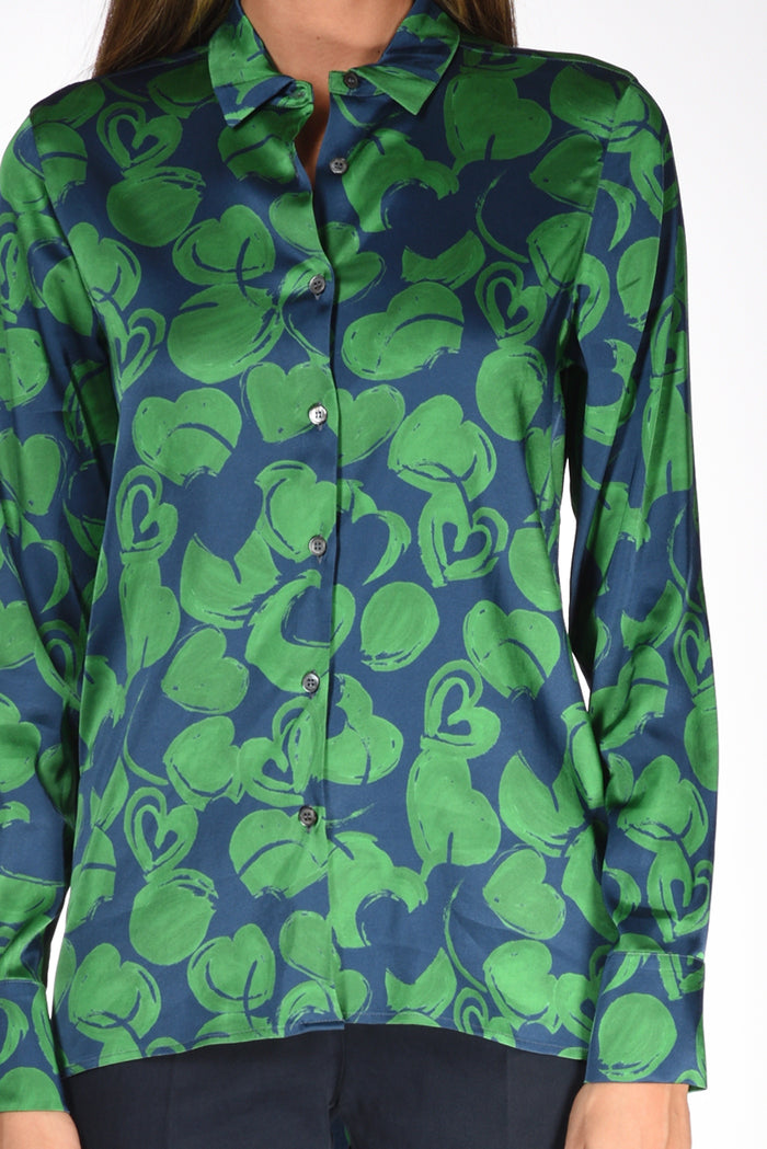 Robert Friedman Camicia Stampata Blu/verde Donna - 3