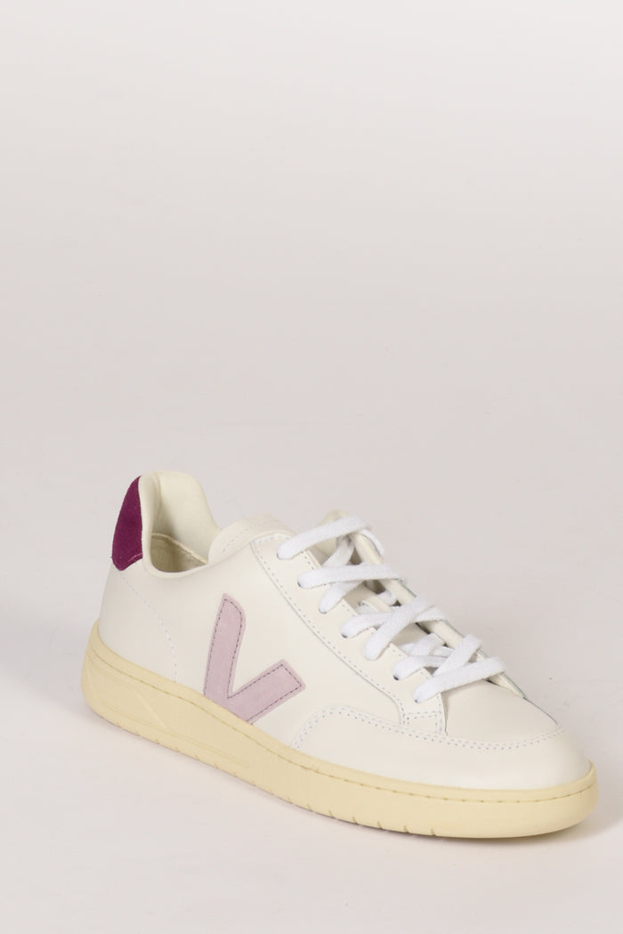 Veja Sneakers Stringata Bianco/rosa Donna - 3